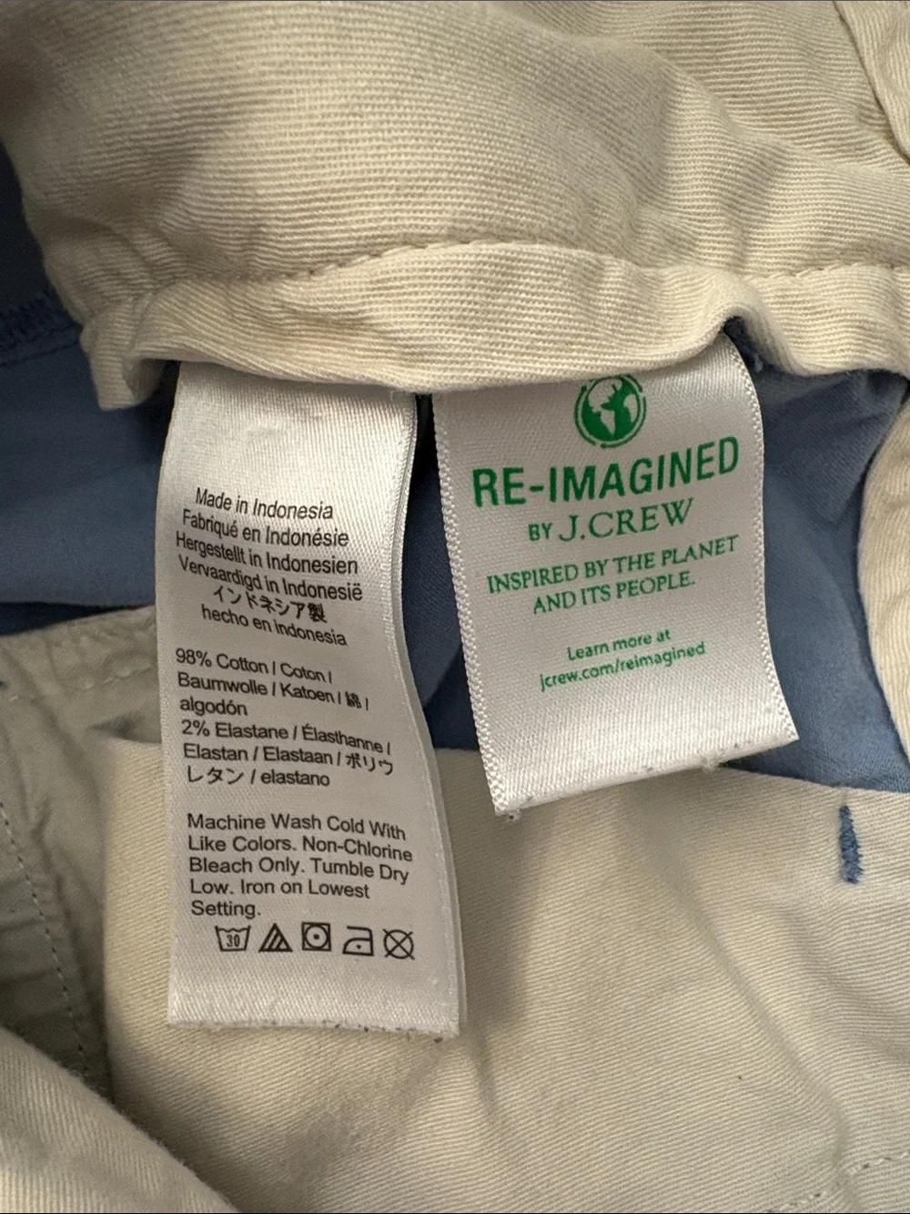 J. Crew Light Blue Cotton Chino Shorts